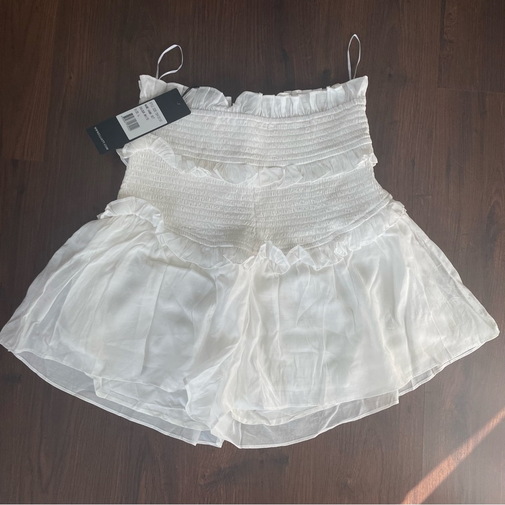 Elliatt Hama set in white size L bloused sleeves with elastic cuffs & waistband. - Picture 7 of 8